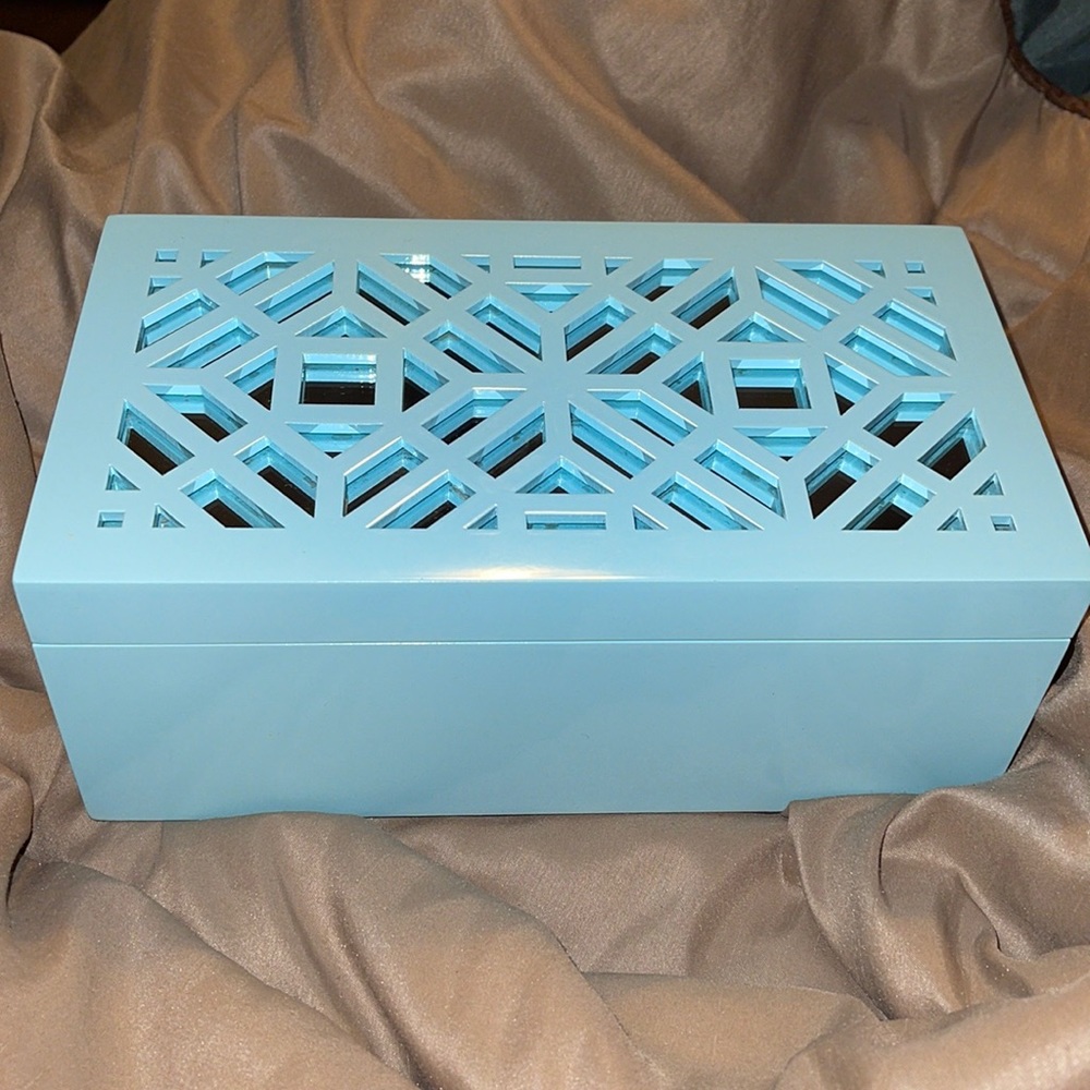 Max Studio Home Mirrored Top Jewelry Box